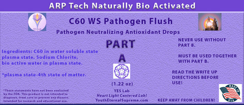 C60 WS Pathogen Flush (PART A) 1.22 Fl. oz, (30 ml)