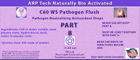 C60 WS Pathogen Flush (PART B) 1.22 Fl. oz, (30 ml)