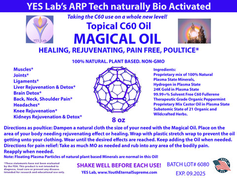 Topical C60 Magical Oil (8 oz)