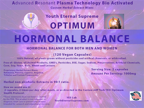 ARP Tech Custom Herbal Optimum HORMONAL BALANCE, 120 Vegan Caps