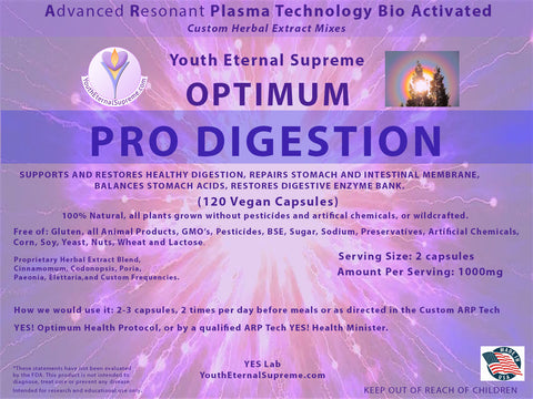 ARP Tech Custom Herbal Optimum PRO DIGESTION Formula, 120 Caps