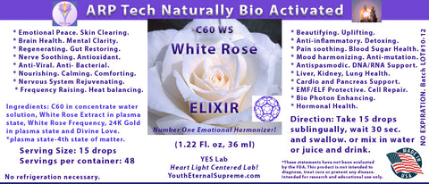 C60 WS White Rose ELIXIR Drops (1.22 oz, 36ml)