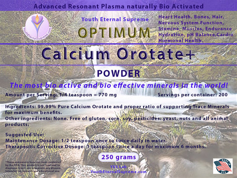 Calcium Orotate+ (Bio Active) Powder (250 gram)