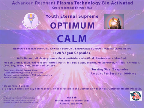 ARP Tech Custom Herbal Optimum CALM, 120 Vegan Caps