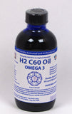 H2 C60 OMEGA 3 Oil  (4 oz) 100% Solvent Free, 99.99+%, Hydrogen Reinforced (2 mg's/gram)
