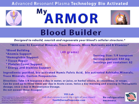 My ARMOR Blood Builder (40 Grams) Powder