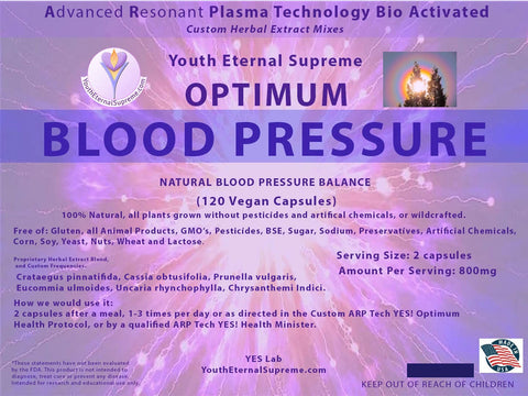 ARP Tech Custom Herbal Optimum BLOOD PRESSURE, 120 Vegan Caps