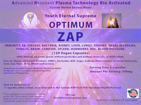 ARP Tech Custom Herbal Optimum ZAP, 120 Vegan Caps