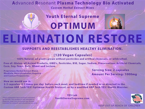 ARP Tech Custom Herbal Optimum ELIMINATION RESTORE, 120 Caps