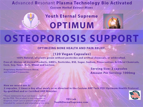 ARP Tech Custom Herbal Optimum OSTEOPOROSIS SUPPORT, 120 Vegan Caps