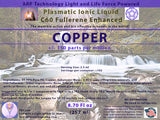 COPPER Plasmatic Ionic Mineral-C60 Fullerene Enhanced (8.70 oz) 257ml
