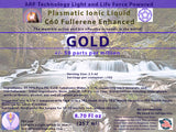 GOLD Plasmatic Ionic Mineral-C60 Fullerene Enhanced (8.70 oz) 257ml