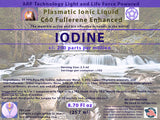 IODINE Plasmatic Ionic Mineral-C60 Fullerene Enhanced (8.70 oz) 257ml
