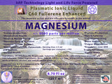 MAGNESIUM Plasmatic Ionic Mineral-C60 Fullerene Enhanced (8.70 oz) 257ml