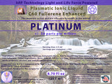 PLATINUM Plasmatic Ionic Mineral-C60 Fullerene Enhanced (8.70 oz) 257ml