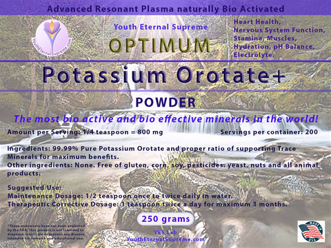 Potassium Orotate+ (Bio Active) Powder (250 gram)