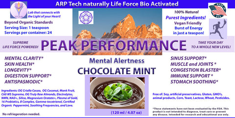 Peak Performance MINT CHOCOLATE (Mental Alertness) (120 ml) 4.07 oz