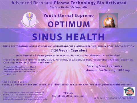 ARP Tech Custom Herbal Optimum SINUS HEALTH 120 Vegan Caps